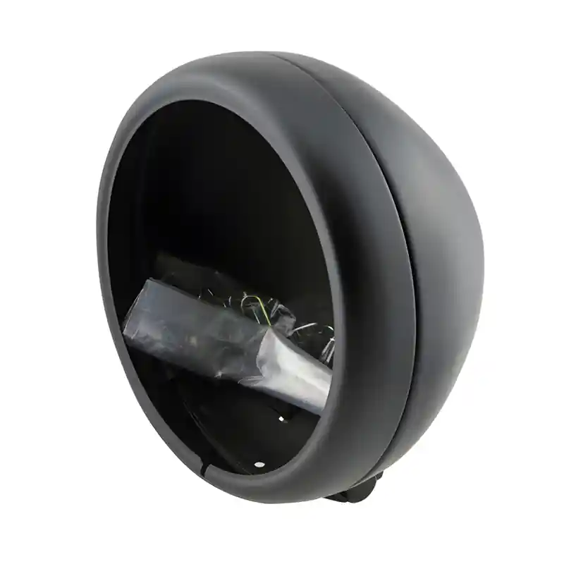 HIGHSIDER pro Pecos Scheinwerfergehäuse Schwarz 5 3/4 Zoll, Untere Befestigung Top-Preis