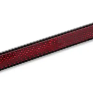 Mega-Angebot Roter Rückstrahler, eckig mit M5 Gewindebolzen, 132 x 13 mm, E-geprüft, Stück