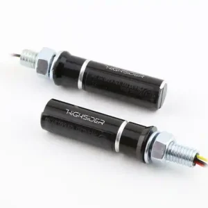 Super-Preis HIGHSIDER CONERO LED Rück-, Bremslicht, Blinker , schwarzes Aluminium Gehäuse, getöntes Glas, Paar, für hinten E-geprüft.