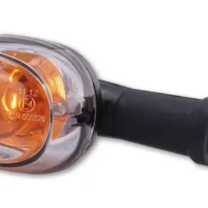 Blinker, oval, gelb/transparent, 12 V 10 W, E-geprüft, Paar Letzte Chance