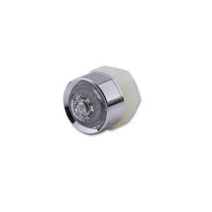 HIGHSIDER LED-Rücklicht Einheit MONO, chrom, klares Glas, D. 18 mm, E-geprüft.1 Stk. Finale Aktion