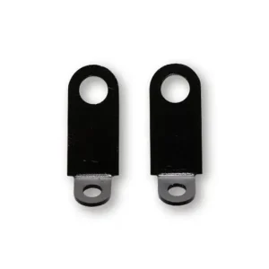 Preiswert HIGHSIDER Alu Blinkerhalter, schwarz, für CNC Alu Standrohrschellen, 1 Set