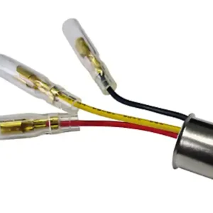 Rabatt Rücklicht-Adapterkabel TYP 2 für Birnenfassungen (BAY15D). 3 Kabel mit Rundsteckhülsen.