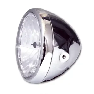 Mega-Angebot SHIN YO 7 Zoll Scheinwerfer RENO, Metallgehäuse, klares Glas (Prismenreflektor), rund, seitliche Befestigung, E-geprüft