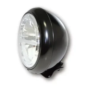 HIGHSIDER VOYAGE HD-STYLE LED-Scheinwerfer, 7 Zoll, Metallgehäuse mit Einsatz, klares Glas, rund, untere Befestigung, E-geprüft.In verschiedenen Farben erhältlich. Sale