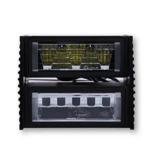 HIGHSIDER ULTIMATE LED Scheinwerferset mit HIGHSIDER WAVE-Halter, schwarz, seitliche Befestigung Kostenfreie Lieferung