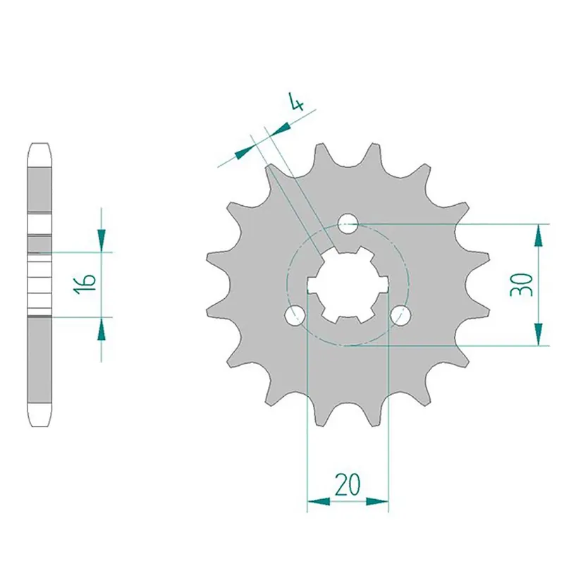 Jetzt Bestellen AFAM Ritzel #428 15 Zähne 33200-15