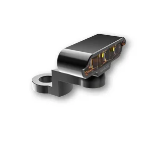 LED Blinker mit CNC Spiegelbefestigung TYP 2, schwarz, E-gepr., Paar Bestseller