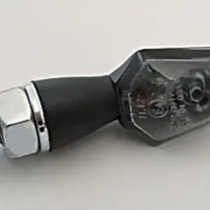HIGHSIDER Power-LED Blinker STREAM, schwarzes Metallgehäuse mit Gummistiel, getöntes Glas, E-gepr., 1 Set Meistverkauft