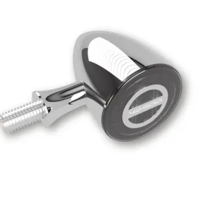 HIGHSIDER ROCKET BULLET 3in1 LED Rück-, Bremslicht, Blinker, Alugehäuse, chrom, getöntes Glas, Paar, E-geprüft für hinten. Versand Am Gleichen Tag