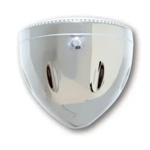 HIGHSIDER 5 3/4 Zoll LED-Hauptscheinwerfer ATLANTA mit Standlicht, Metallgehäuse schwarz, untere Befestigung, E-geprüft. Nur Für Kurze Zeit