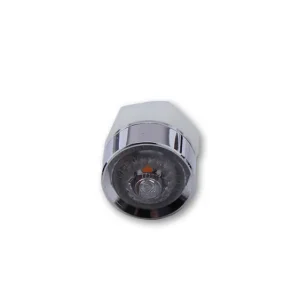 Highlight LED Blinker MONO verchromt, klares Glas, Ø 18 mm, E-geprüft, 1 Set
