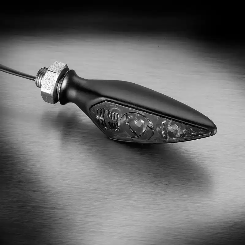 Letzte Chance Kellermann Rhombus S DF Dark -hinten rechts-  3in1 LED Blinker mit Rück- & Bremslicht für Motorrad