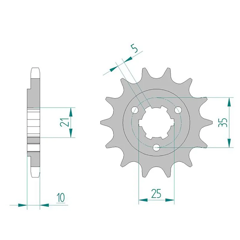 AFAM Ritzel #525 15 Zähne 22602-15 Sichere Zahlung
