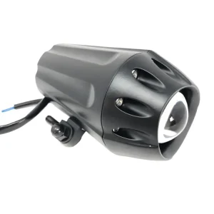 Highway Hawk Doppel- und Zusatzscheinwerfer Konisches Licht mit "Fisheye" mit E-Mark H1 12V55W - schwarz (1 Stk.) Direktkauf