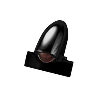 Highway Hawk Rücklicht "Sparto" mit Fahr-, Bremslicht mit Kennzeichenhalterung mit E-Mark - schwarz Finale Aktion