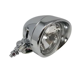 Sonderangebot Highway Hawk Zusatzscheinwerfer 3 1/2 "Tech Glide" mit E-Prüfzeichen H4 12V605W  - Chrom (1 Stk.)