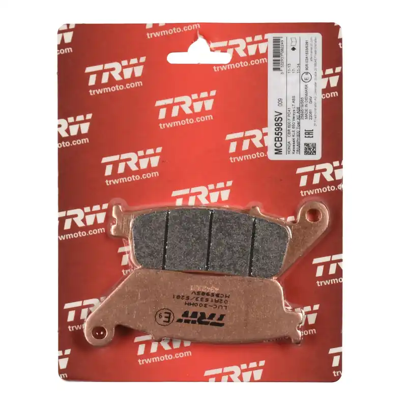 TRW Bremsbelag Sinter Street MCB598SV Neue Kollektion