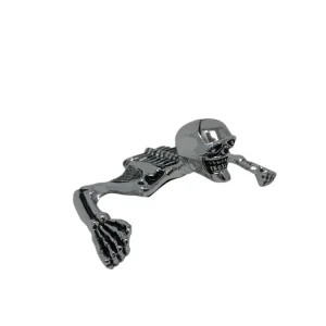 Highway Hawk Ornament "Skull medium" old silver für 85mm breite Lampenschirme (1 Stück) Bestseller