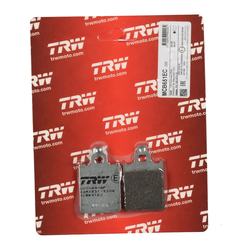 Kostenloser Rückversand TRW Bremsbelag organisch MCB651EC