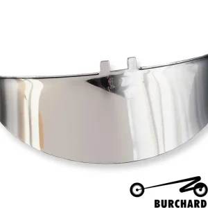 Schneller Versand Highway Hawk Lampenschirm "Glatt" in Chrom für Hauptscheinwerfer mit 180 mm (7") Durchmesser - 1 Stück