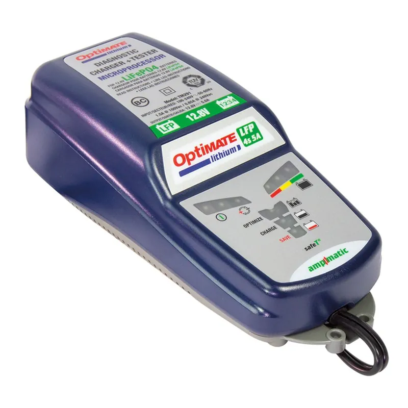 Sonderangebot Optimate Batterieladegerät Lithium 0,4 - 5,0 Amp. bis Batteriegröße 100 Ah TM290