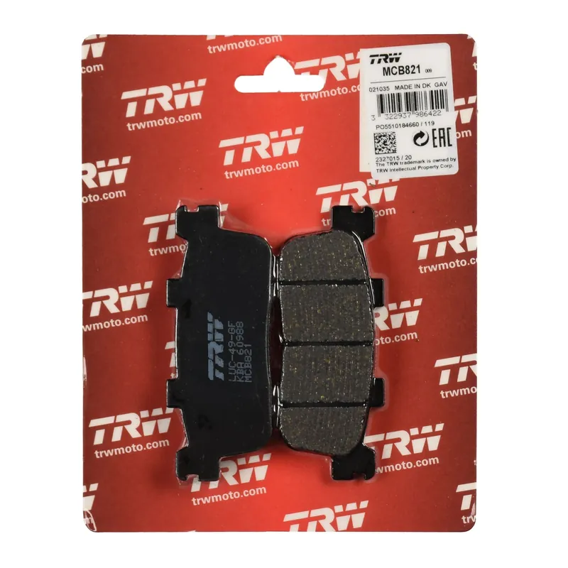 TRW Bremsbelag organisch MCB821 Markenprodukt