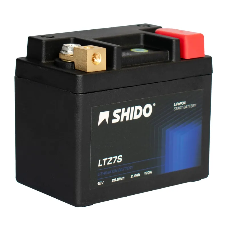 Neu Im Sortiment Shido Batterie 12V 2,4AH6AH YTZ7S Lithium-Ionen LTZ7S LION -S-