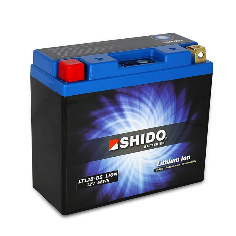 Markenprodukt Shido Batterie 12V 4,8AH10AH YT12B-BS Lithium-Ionen 51291 LT12B-BS LION -S-