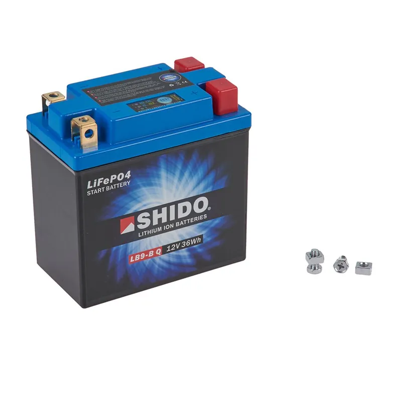 Shido Batterie 12V 3AH8AH YB9-B Lithium-Ionen LB9-B Q LION -S- Meistverkauft