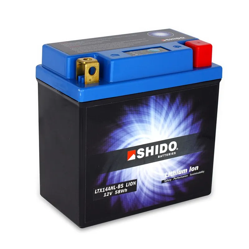 Shido Batterie 12V 4,8AH12AH YTX14AHL-BS Lithium-Ionen LTX14AHL-BS Q LI -S- Jetzt Kaufen