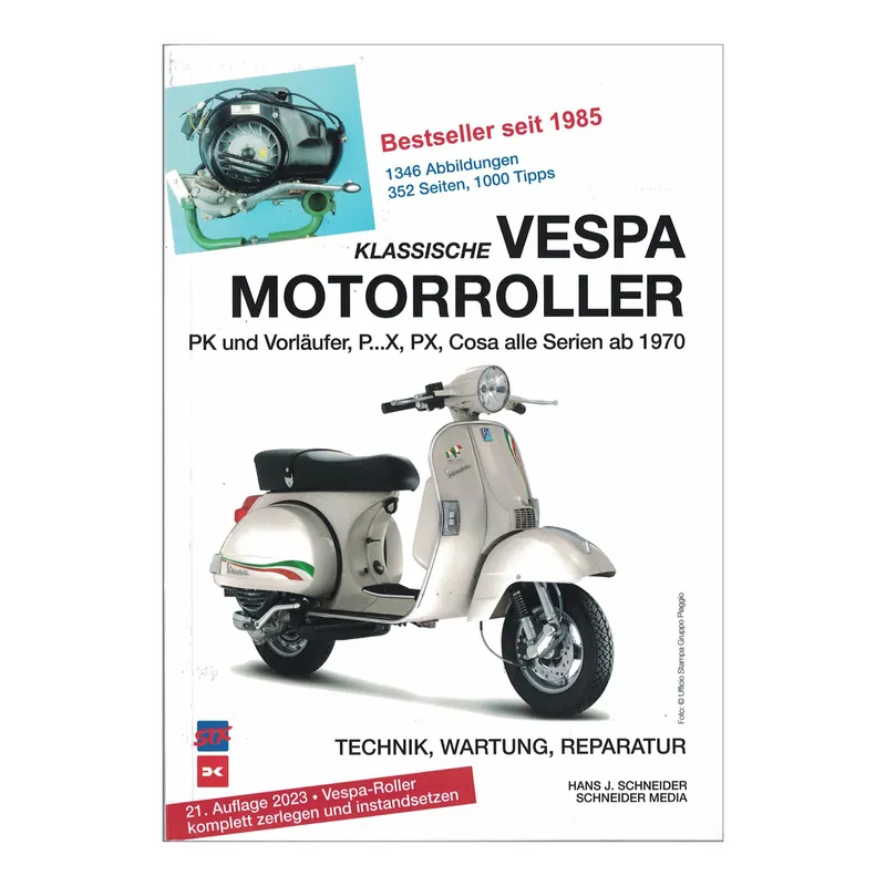 Reparaturanleitung für Vespa Motorroller PK PX COSA 329870 Markenware