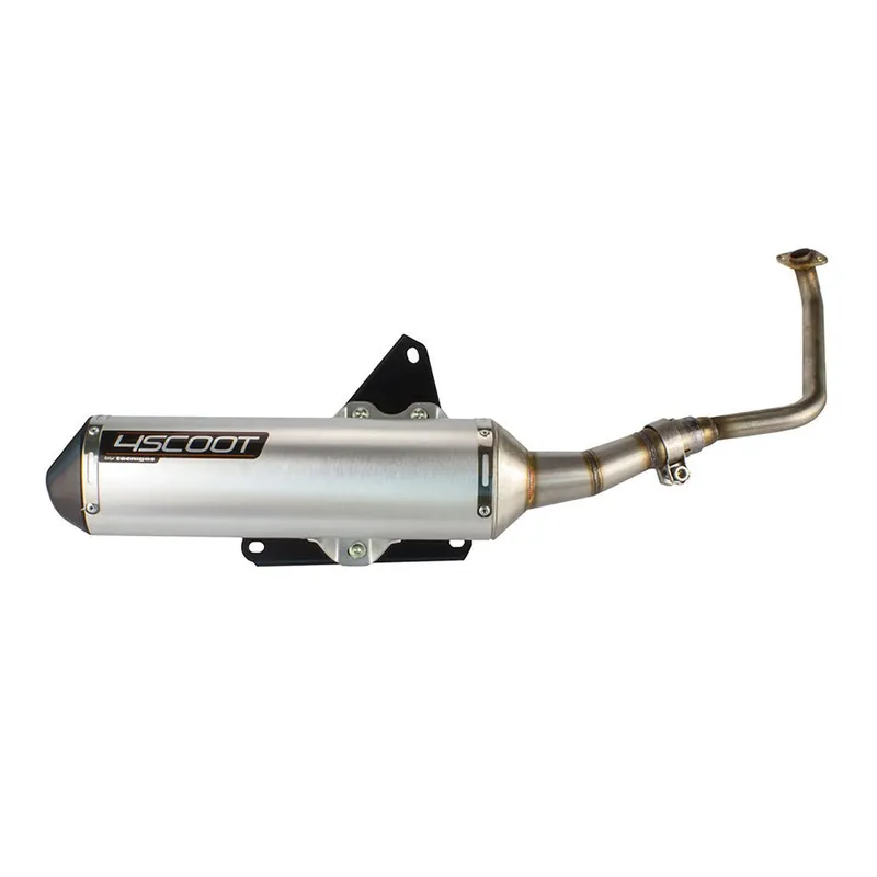 Kracherpreis Tecnigas Auspuff 4 Scoot f. Vergasermodelle inklusive Krümmer und Halterungen 06.39.512.11