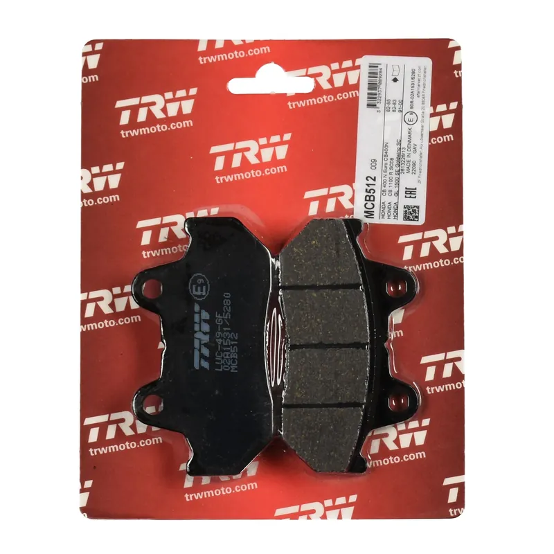 TRW Bremsbelag organisch MCB512 Neue Kollektion