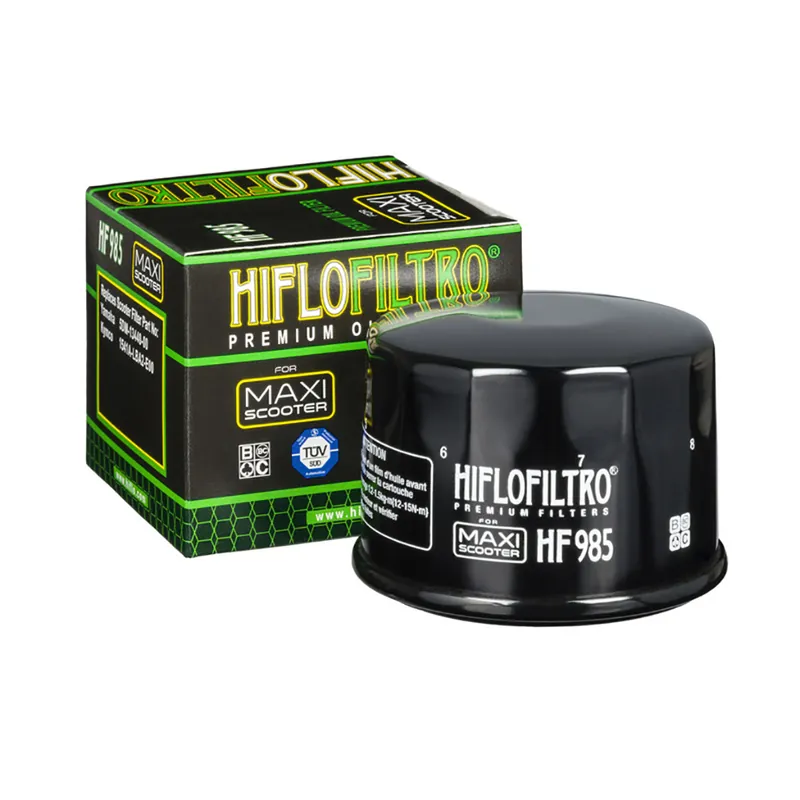 Zertifiziert Hiflo Ölfilter Schwarz Premium Scooter Filter HF985