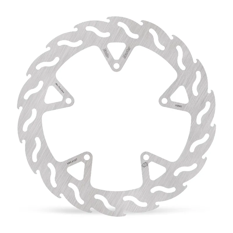 Geprüft Moto-Master Bremsscheibe Flame hinten starr mit ABE 110682