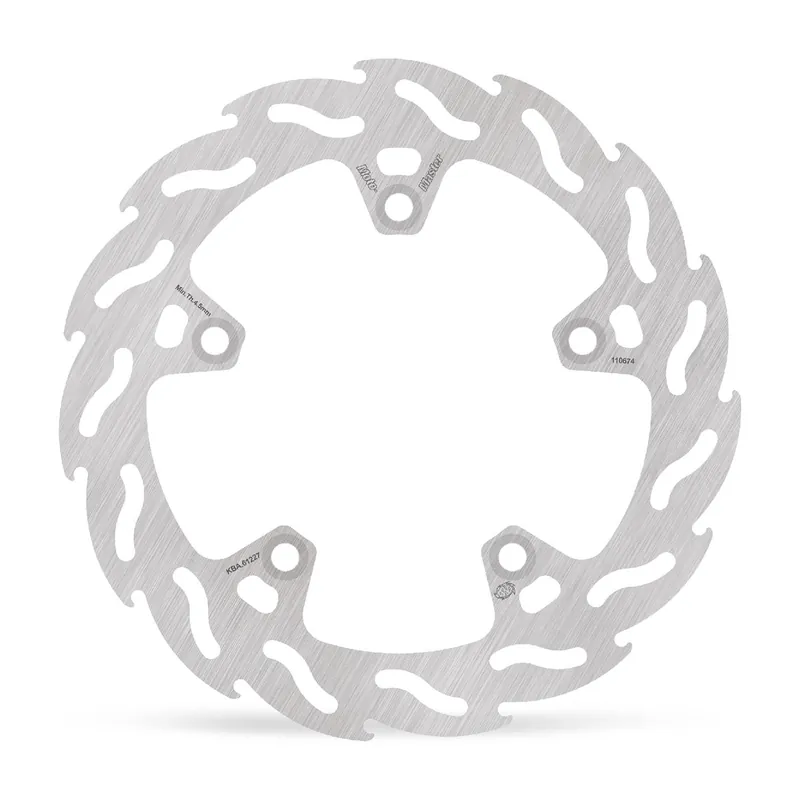 Moto-Master Bremsscheibe Flame hinten starr mit ABE 110674 Direkt Vom Hersteller