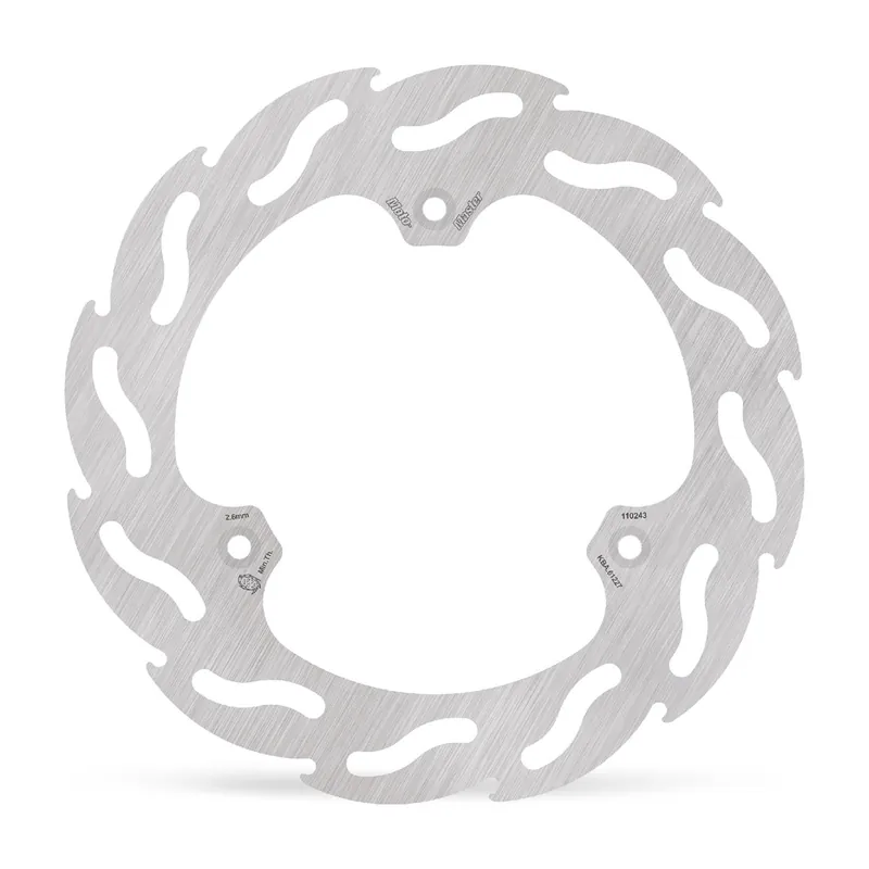 Neu Im Sortiment Moto-Master Bremsscheibe Flame vorn starr mit ABE 110243