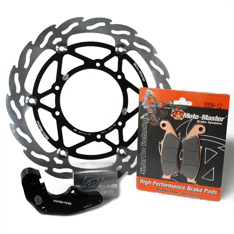 Moto-Master Oversize Kit 270mm Flame Bremsscheibe Adapter Beläge 310024 Neuheit
