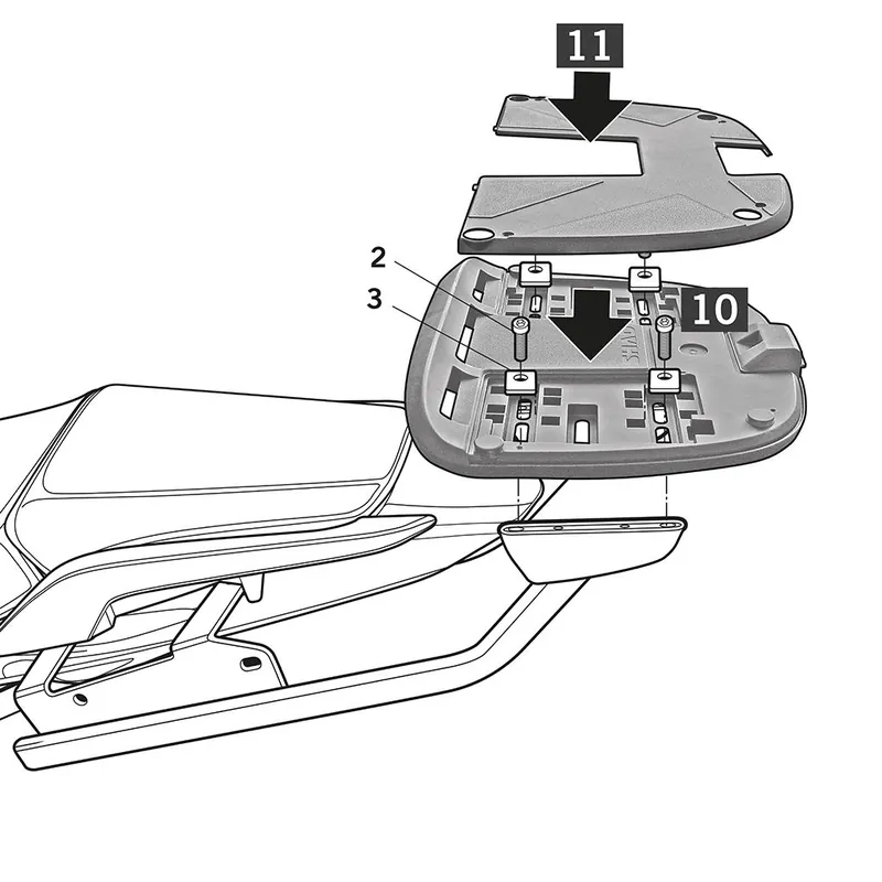 SHAD Gepäckträger H0NT74ST Sonderaktion