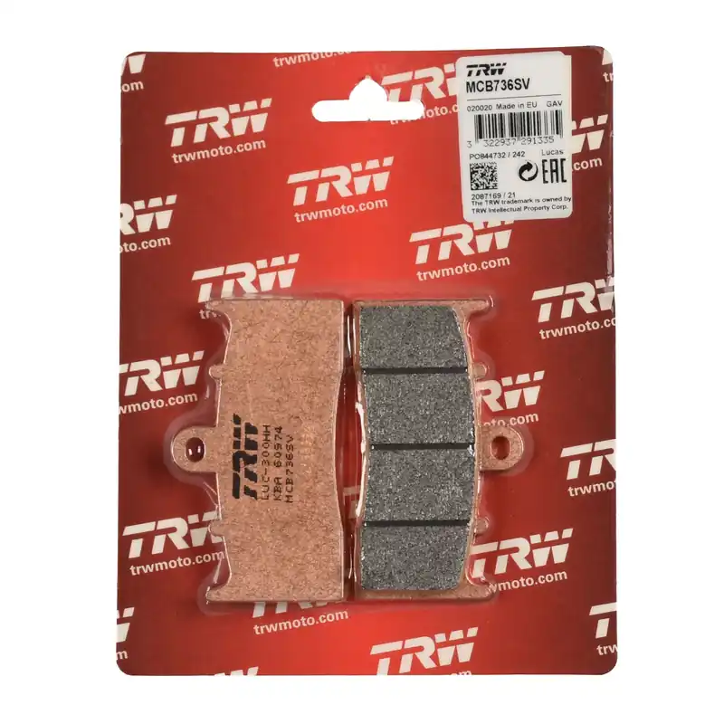 Sonderangebot TRW Bremsbelag Sinter Street MCB736SV
