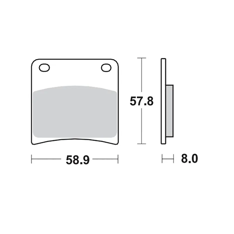 Neue Ware Moto-Master Bremsbelag RoadPRO Ceramic 410704