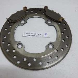 Honda Hornet 600 PC34 Bremsscheibe hinten mit Belägen ca 4,48mm Echt