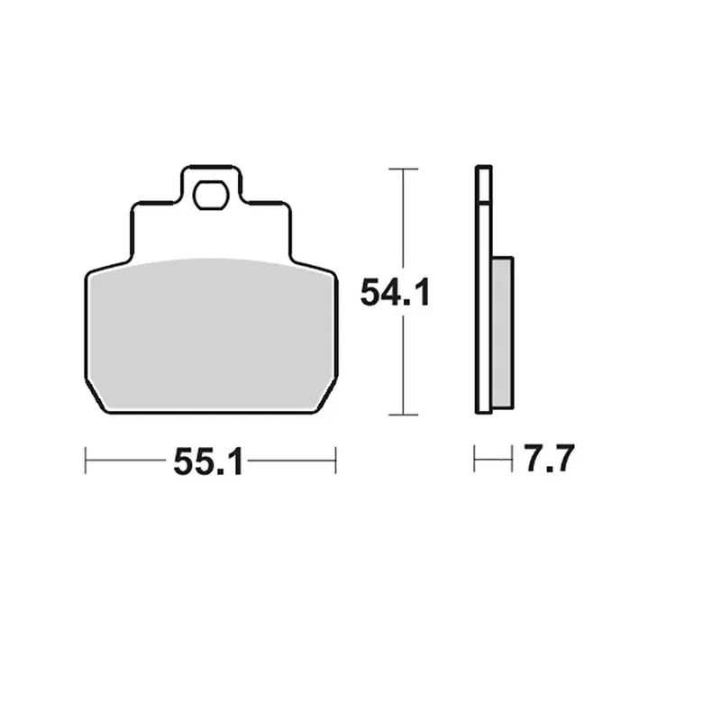 Moto-Master Bremsbelag RoadPRO Scooter 401003 Schneller Versand