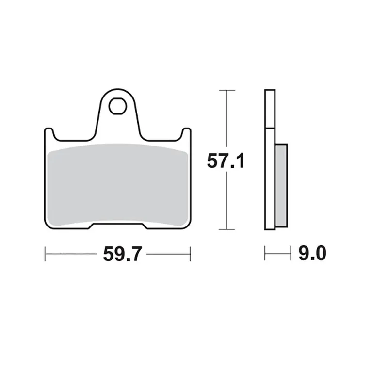 Moto-Master Bremsbelag RoadPRO Sinter hinten 405702 Zertifiziert