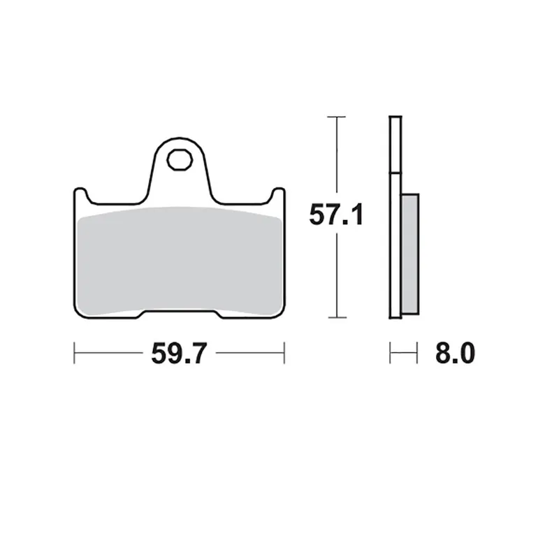 Sichere Zahlung Moto-Master Bremsbelag RoadPRO Sinter hinten 404402
