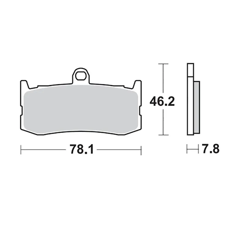 Moto-Master Bremsbelag RoadPRO Sinter vorn 407301 Bestseller
