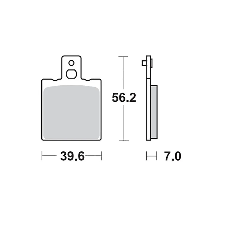 Moto-Master Bremsbelag RoadPRO Sinter hinten 401702 Versand Am Gleichen Tag