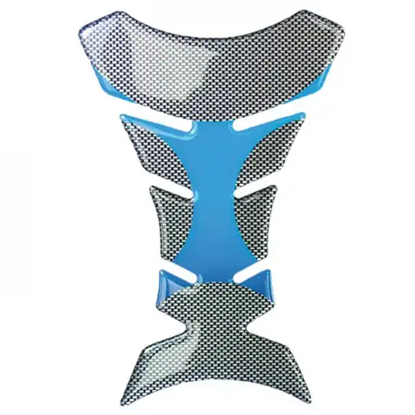 Neue Ware Tankpad Carbon "Meteor" blau