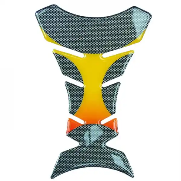 Tankpad Carbon "Meteor" gelb Top-Seller